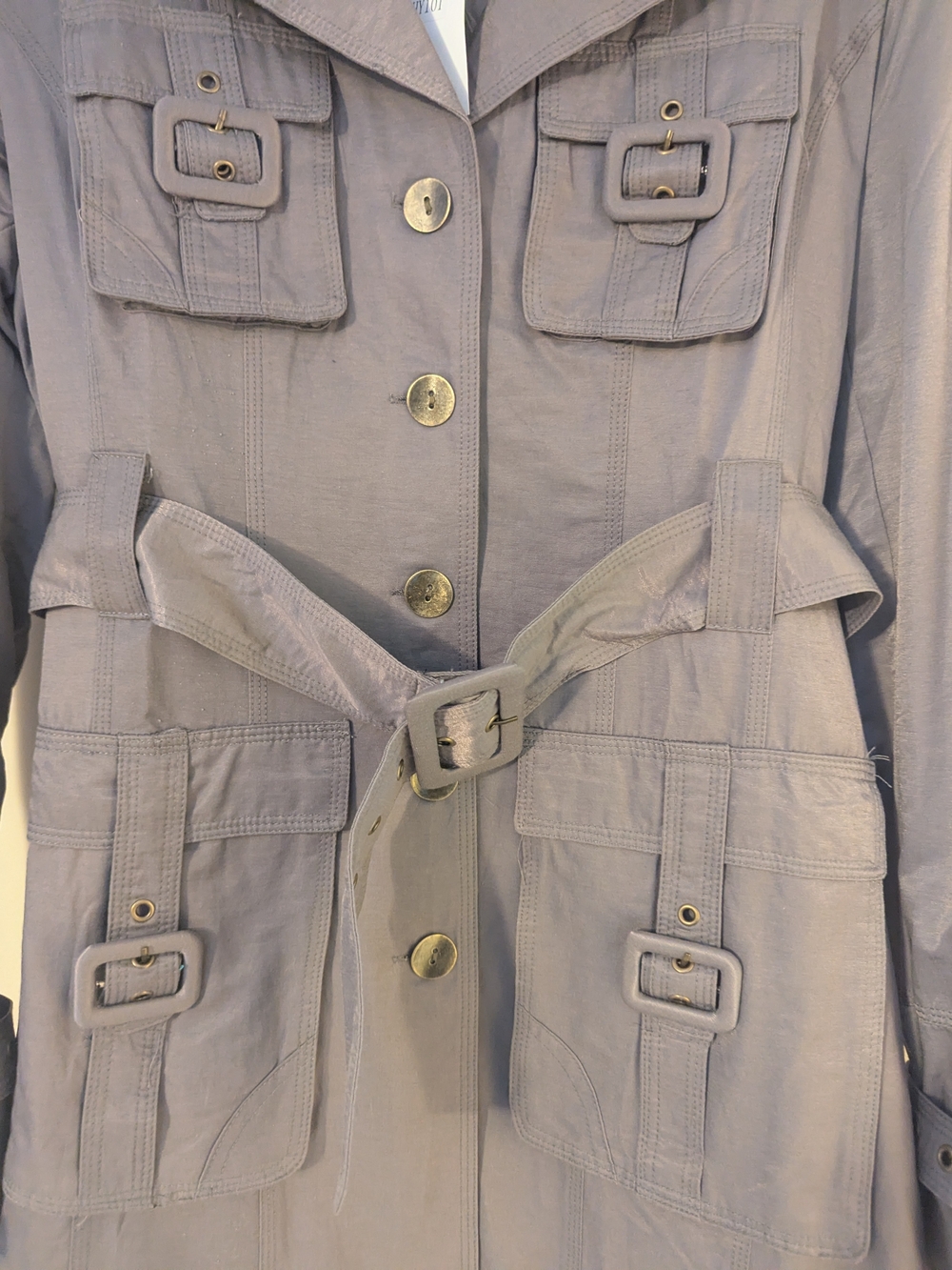 Lavender Utility Belted Jacket